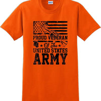 PROUD VETERAN OF THE UNITED STATES ARMY, Veterans day Soldier USA Support TShirt