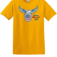 Memorial Day shirt eagle shield We Will Always Remember 13 color choices -mds7