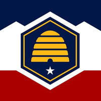 NEW UTAH STATE FLAG, STICKER, DECAL, 5 YR VINYL State Flag of Utah
