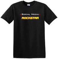 
              Social Media Rockstar - Funny shirt - short sleeved T-shirt TSM11
            