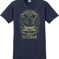 I OWN THE TITLE VETERAN FOREVER OD, Veterans day Soldier USA Support T-Shirt