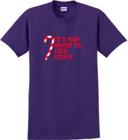 
              It's not going to lick itself - Christmas Day T-Shirt -12 color choices
            