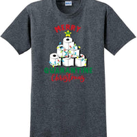 2020 Christmas Quarantine Toilet Paper Tree Xmas shirt-1