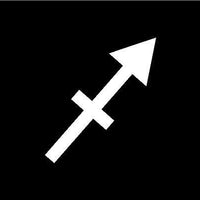 Sagittarius Zodiac Sign Horoscope Decal, Sticker, 5"in 3M White 5yr Vinyl
