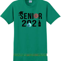 2021 Senior 2021 Graduate - T-Shirt Sizes Sm-5xl