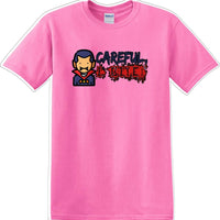 CAREFUL I BITE - Halloween - Novelty T-shirt