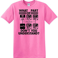 Gear Shift Language - Funny shirt - short sleeved T-shirt