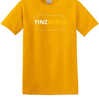 YINZBURGH Pittsburgh, PENNSYLVANIA short sleeved shirt  YBS1