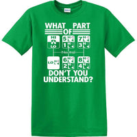 Gear Shift Language - Funny shirt - short sleeved T-shirt