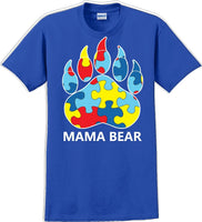 
              Autism Awareness Mama Bear T-Shirt - JC
            