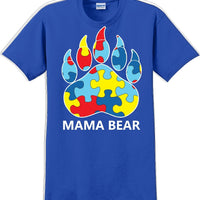 Autism Awareness Mama Bear T-Shirt - JC
