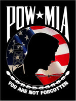 
              POW MIA Military american flag Decal Sticker Graphic for Car Truck SUV Window
            