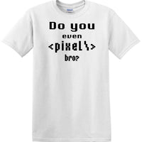 Pixel Coding - Social Media - Funny shirt - short sleeved T-shirt TSM12