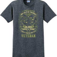 I OWN THE TITLE VETERAN FOREVER OD, Veterans day Soldier USA Support T-Shirt