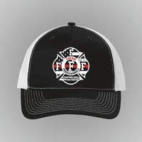 Unpaid Firefighter Snap Back Hat. Show Support, "fighting fires for free"