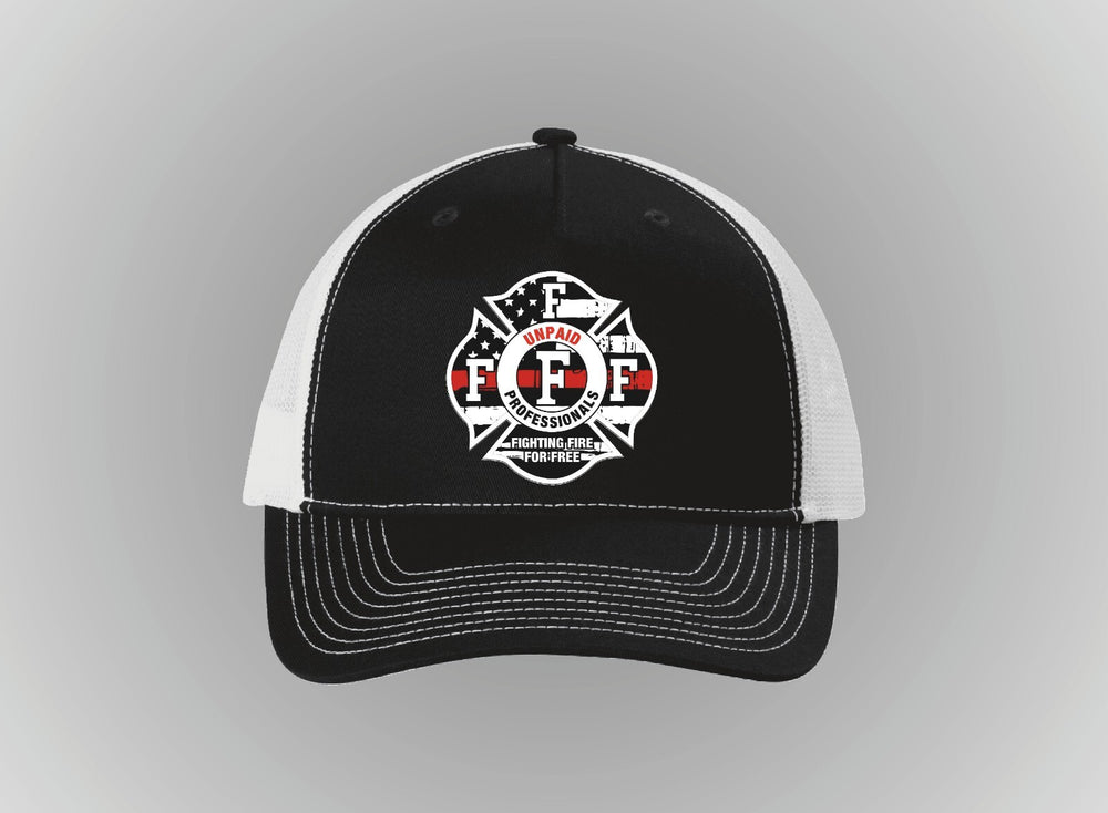 Unpaid Firefighter Snap Back Hat. Show Support, 