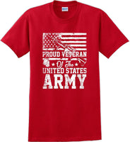 
              PROUD VETERAN OF THE UNITED STATES ARMY, Veterans day Soldier USA Support TShirt
            