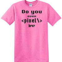 Pixel Coding - Social Media - Funny shirt - short sleeved T-shirt TSM12