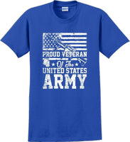 
              PROUD VETERAN OF THE UNITED STATES ARMY, Veterans day Soldier USA Support TShirt
            