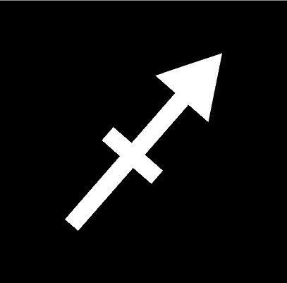 Sagittarius Zodiac Sign Horoscope Decal, Sticker, 5
