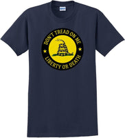 
              Don't Tread On Me SHIRT LIBERTY OR DEATH Gadsden Flag 2nd Guns SM-5XL-DTOMS1
            