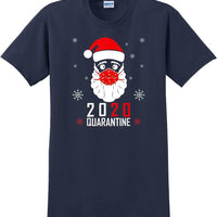 2020 Christmas Merry Quarantine Funny Gift Santa Face Mask 7 - Funny T-Shirt