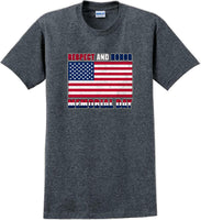 
              RESPECT AND HONOR MEMORIAL DAY, Veterans day Soldier USA Support T-Shirt
            
