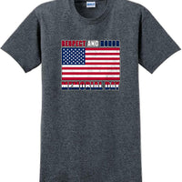 RESPECT AND HONOR MEMORIAL DAY, Veterans day Soldier USA Support T-Shirt