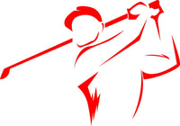 
              Golf Player Decal Sticker Multi Color Options Champion window car truck irons
            