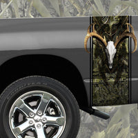 2 Buck Skull Marshland Truck Bed Band Stripes Decal Sticker Graphics 3m