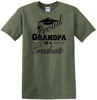 
              Graduation PROUD GRANDPA \ PARENT of a Graduate - shirt - short sleeved T-shirt
            