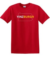 
              YINZBURGH Pittsburgh, PENNSYLVANIA short sleeved shirt  YBS1
            