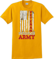 
              VETERAN OF THE UNITED STATES ARMY, Veterans day Soldier USA Support T-Shirt
            