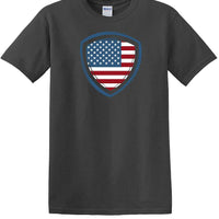 Memorial Day shirt flag shield We Will Always Remember 13 color choices -mds5
