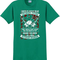 I Served My Country Veteran Grandpa, Veterans day Soldier USA Support T-Shirt