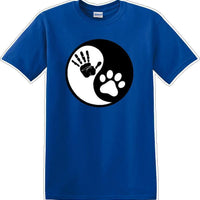 Yin Yang Work Dog - Dog- Novelty T-shirt