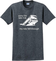 
              Pittsburgh Bus in Sinkhole, dahntahn n'at funny T-Shirt
            