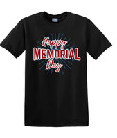 
              Memorial Day shirt burst We Will Always Remember 13 color choices -mds3
            