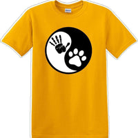 Yin Yang Work Dog - Dog- Novelty T-shirt