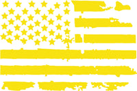 
              Dodge RAM Back Window Distressed American Flag Decal 2009-2018
            