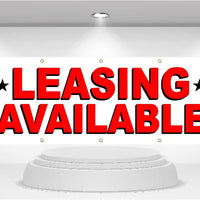 LEASING AVAILABLE - Advertising Vinyl Banner Flag Sign  printed in the USA