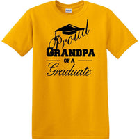 Graduation PROUD GRANDPA \ PARENT of a Graduate - shirt - short sleeved T-shirt