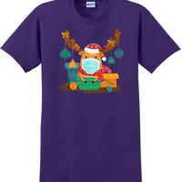 Christmas 2020 Quarantine Funny Cute Rudolph Reindeer Mask Premium 8 x-mas shirt