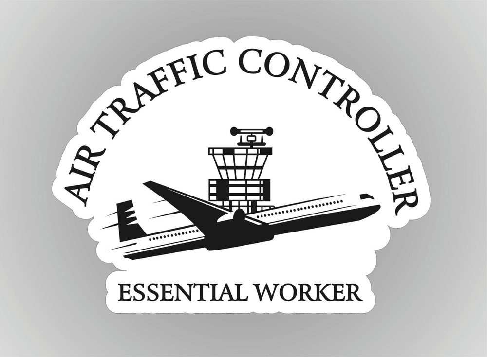 Air Traffic Controller Decal essential workers airport sticker