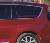
              CAUTION SCHOOL STUDENTS Decal Sticker 6 color Avail Vinyl Material, Humor
            