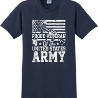 PROUD VETERAN OF THE UNITED STATES ARMY, Veterans day Soldier USA Support TShirt