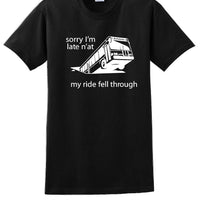 Pittsburgh Bus in Sinkhole, dahntahn n'at funny T-Shirt