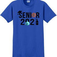 2021 Senior 2021 Graduate - T-Shirt Sizes Sm-5xl