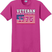 VETERAN PAYING THE BILL SINCE 1776 Veterans day Soldier USA Support T-Shirt