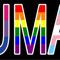 HUMAN - PRIDE DECAL, 5YR VINYL,  JC